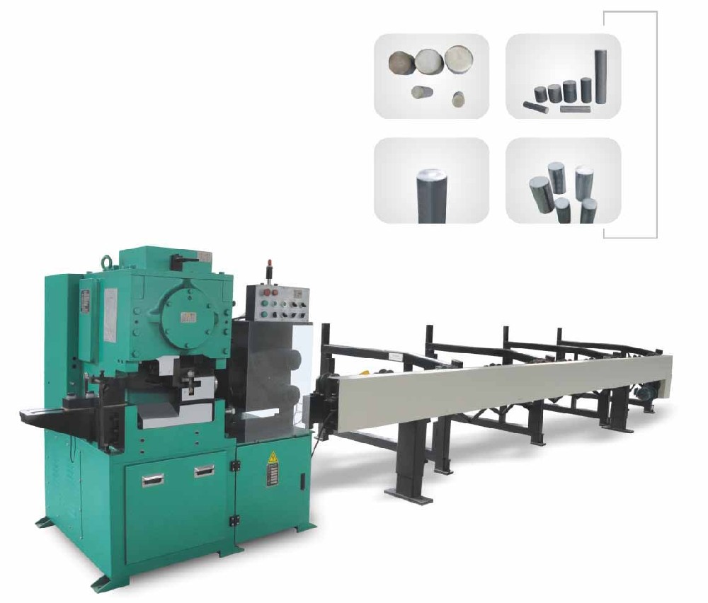 CNC automatic iron bar shearing machine with automatic loading table