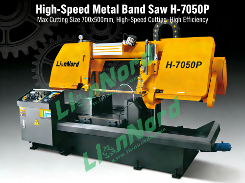 500*700 MM High speed heavy duty metal cutting band saw machine