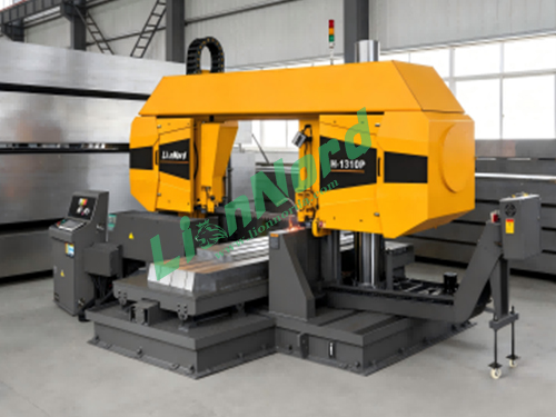 Cnc automatic Intelligent angle rotary Stainless steel bar and pipe Metal cutting band saw machine